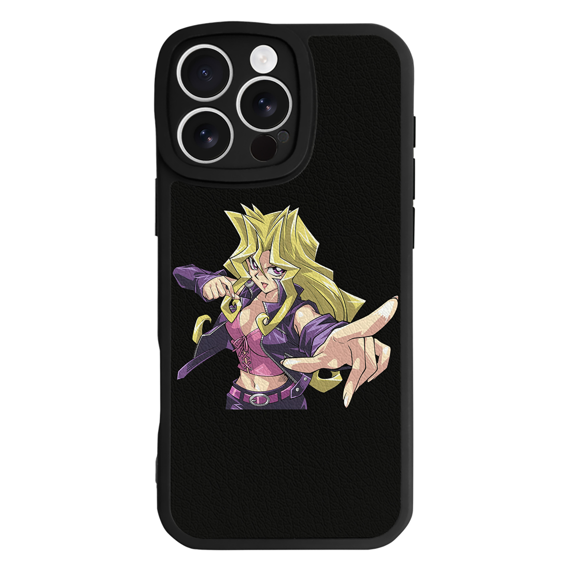 遊☆戯☆王 Yu-Gi-Oh! 【iPhone 16シリーズ対応】シリコンスマホケース（レザー調） 材質：シリコン